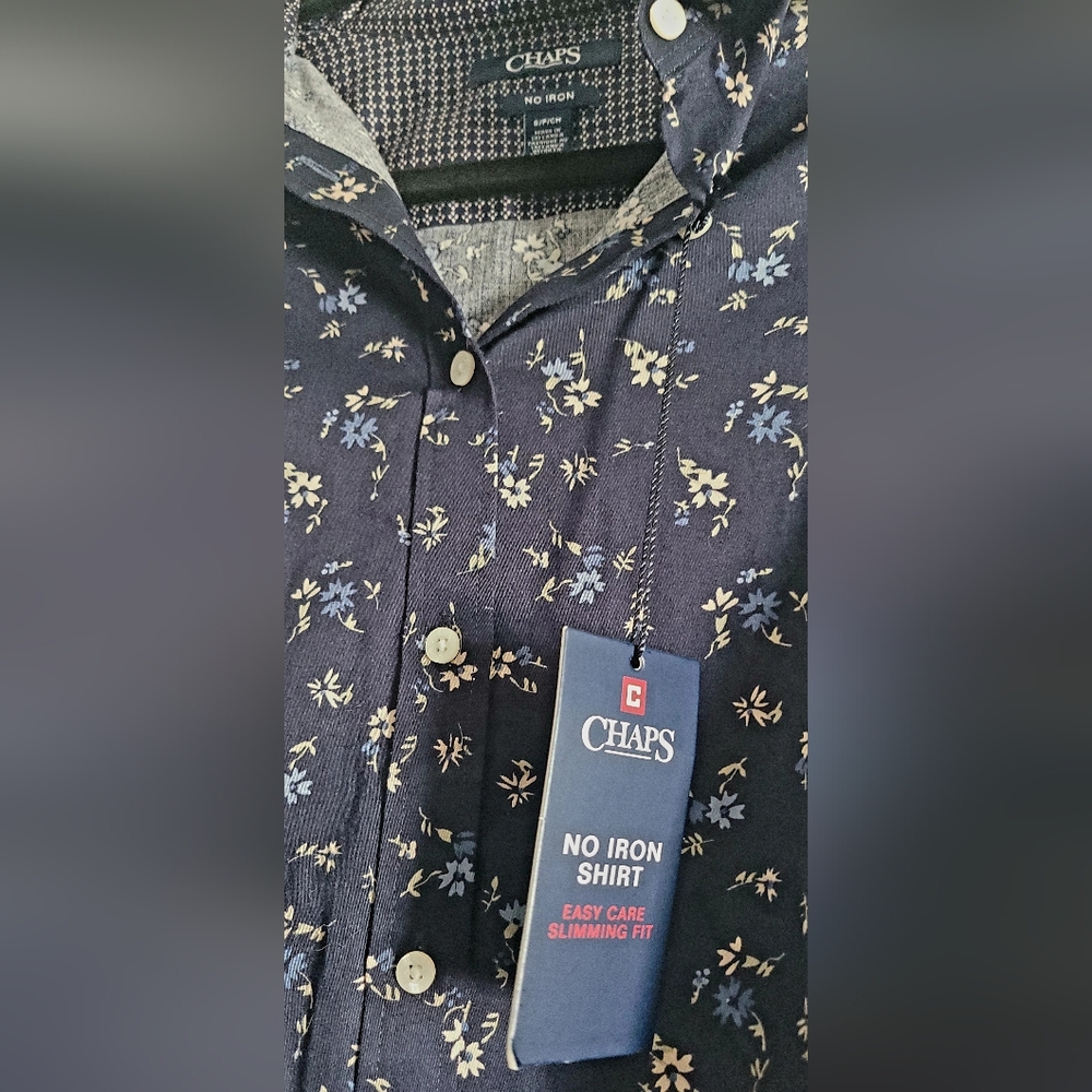 Chaps No Iron Button-Up Nwt - image 3